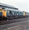 BJ-25001 and 25231 on Eastfield depot, 4th Feb 1978.jpg