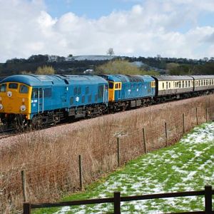 24081 + 27066 on the Gloucester And Warwickshire Railway.