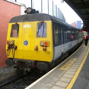 #14: Leaving the Best 'til Last, Part 1: NIR Thumper unit 8094 at Belfast Central, having finally made its appearance, conveniently for my last return