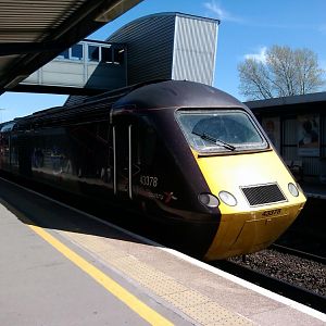 Cross Country Class 43 as HST at Bristol Parkway, 06.05.2013