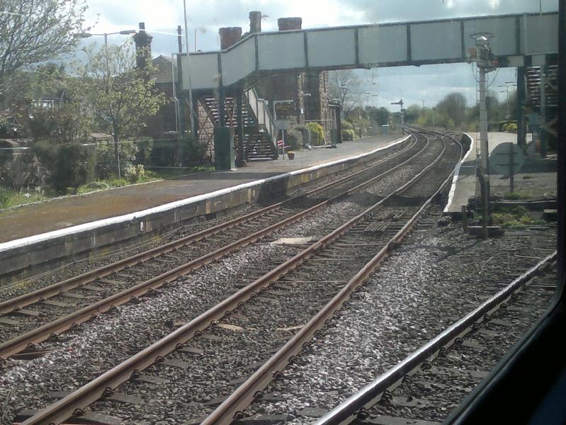 Helsby Station, travelling on train from Ellesmere Port to Warrington BQ