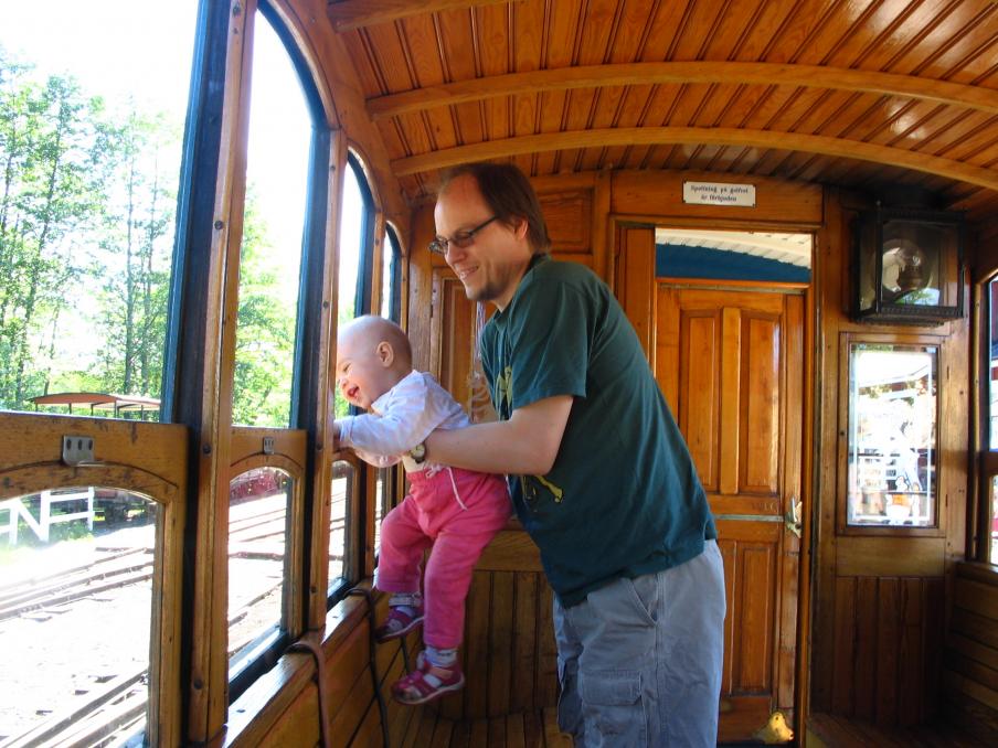 Me and my kid in a narrow gauge car at Mariefred Sweden.

Mariefred Hi Def video:

http://youtu.be/wbeSL0R6veY
